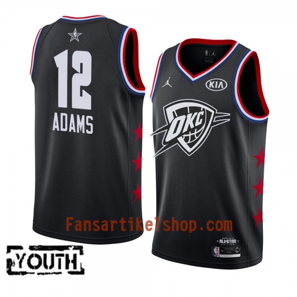 Oklahoma City Thunder Trikot Steven Adams 12 2019 All-Star Jordan Brand Schwarz Swingman - Kinder Oklahoma City Thunder Trikot Steven Adams 12 2019 All-Star Jordan Brand Schwarz Swingman - Kinder